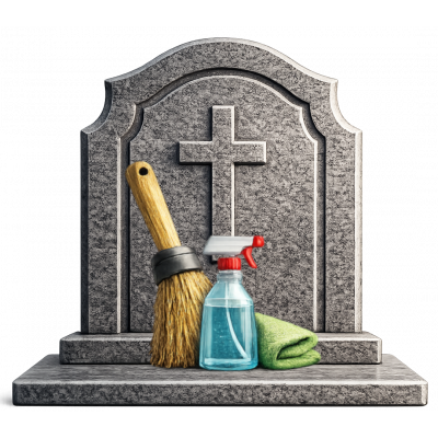 Nettoyage de tombe