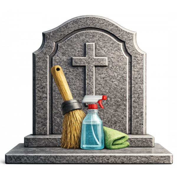 Nettoyage de tombe